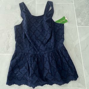 Lilly Pulitzer Navy Blue Top
